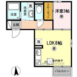 コスモ五日市の物件間取画像